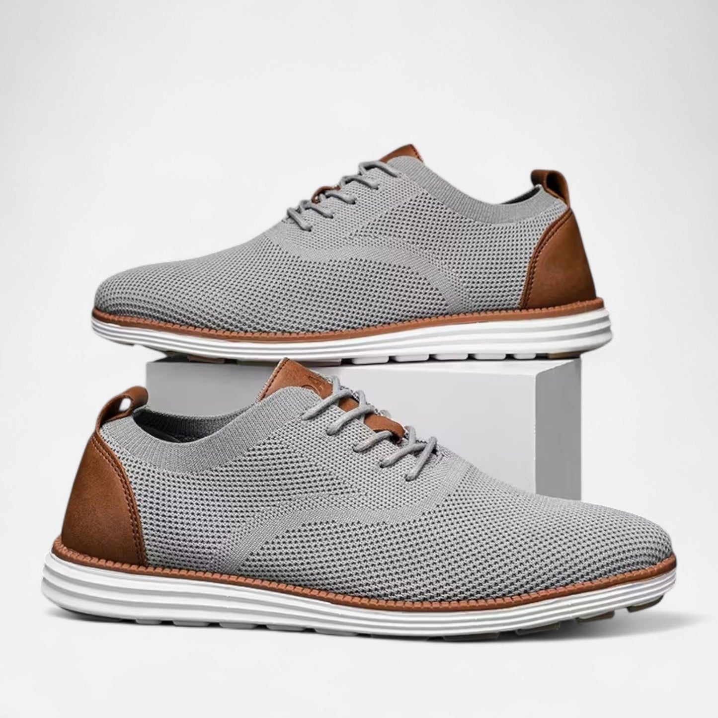 Ravenson | Men’s Dress Sneakers – Breathable Lace-Up Elegance