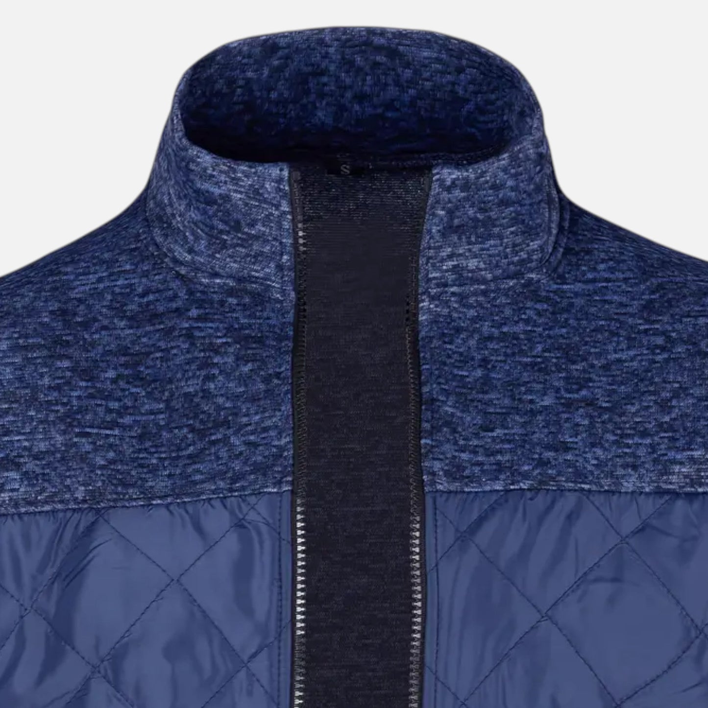 Riverton | Men’s Zip Jacket – Refined Knit Autumn Elegance