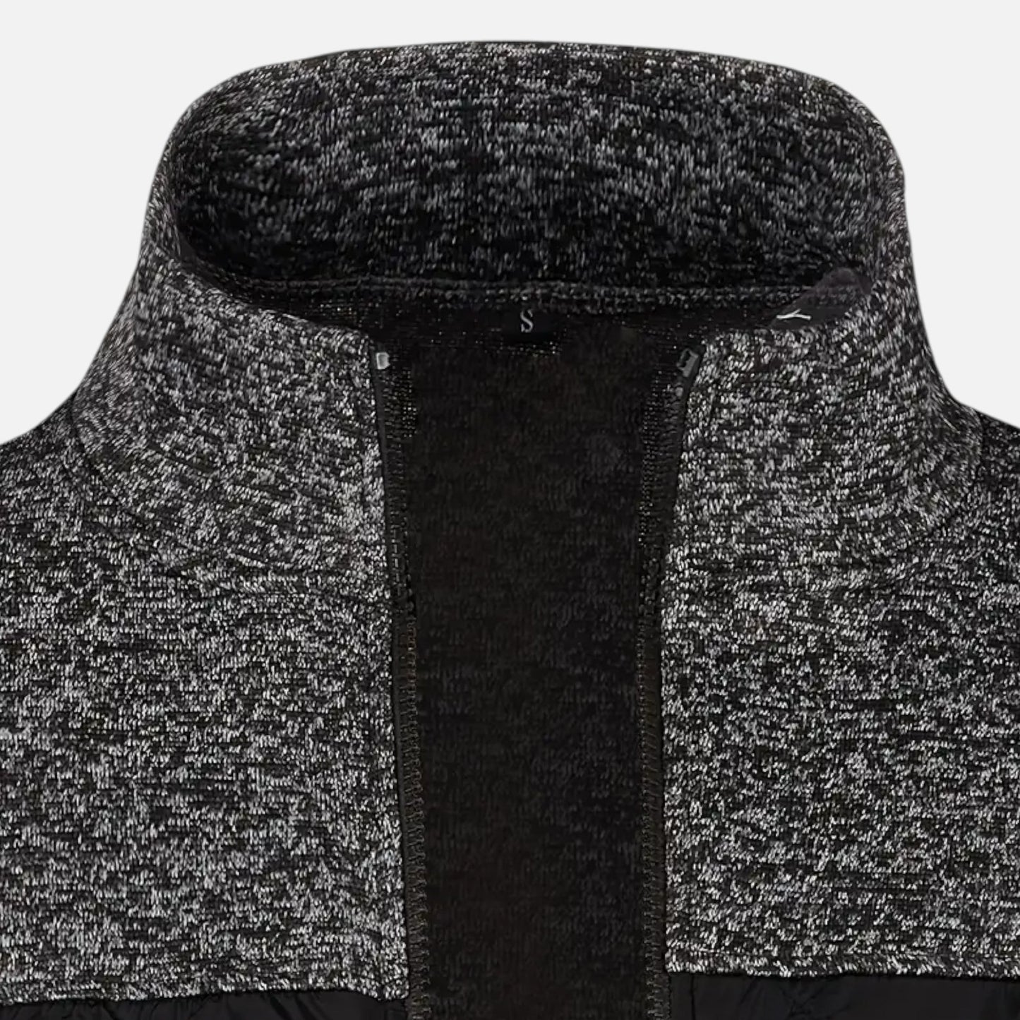 Riverton | Men’s Zip Jacket – Refined Knit Autumn Elegance