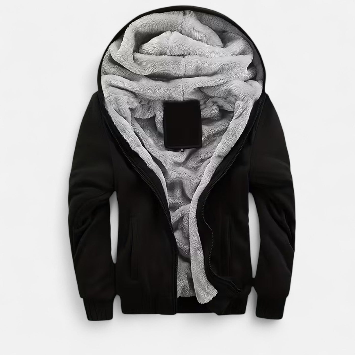 Raverton | Men’s Winter Jacket – Fleece-Lined Hooded Elegance