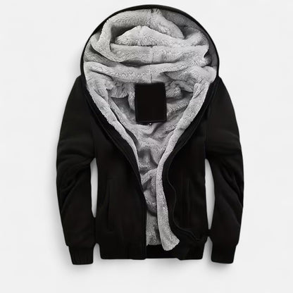 Raverton | Men’s Winter Jacket – Fleece-Lined Hooded Elegance