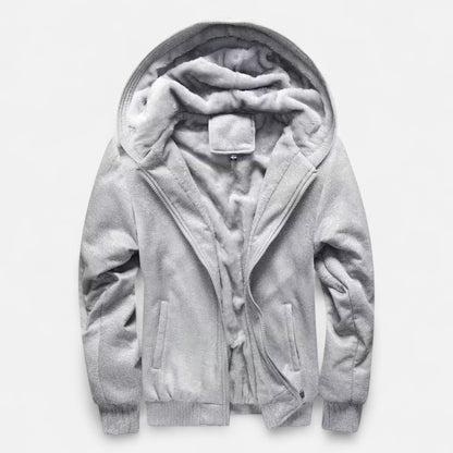 Raverton | Men’s Winter Jacket – Fleece-Lined Hooded Elegance