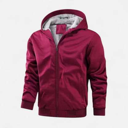 Raverton | Men’s Winter Jacket – Fleece-Lined Hooded Elegance