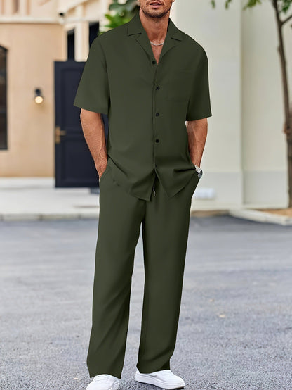 Orson | Men’s Suit-Inspired Short Sleeve Set