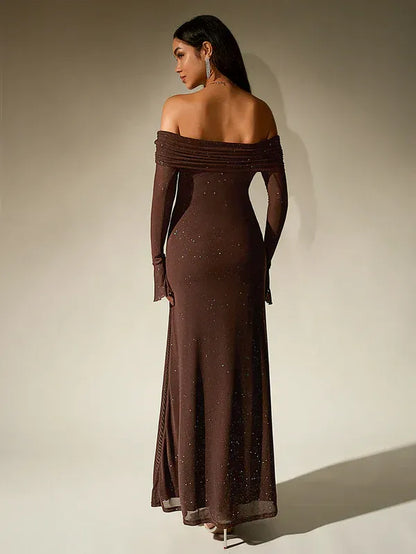 Evoria | Women’s Off-Shoulder Evening Gown