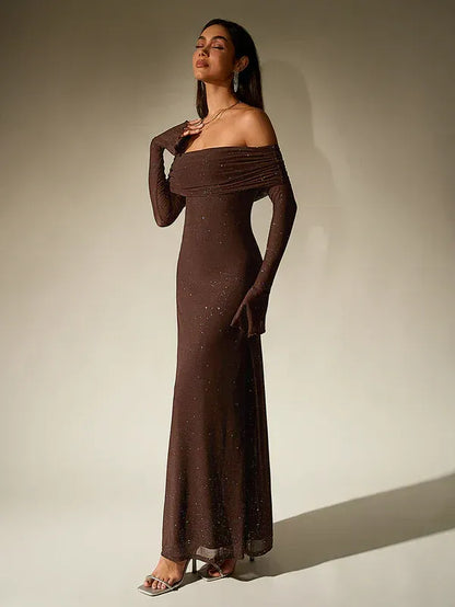 Evoria | Women’s Off-Shoulder Evening Gown