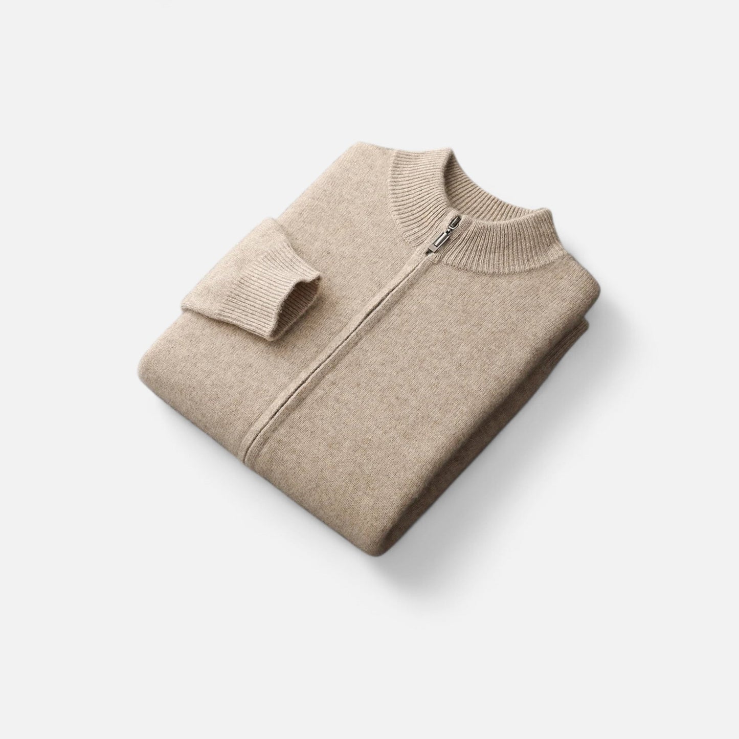 Ravender | Men’s Zipped Merino-Knit Sweater