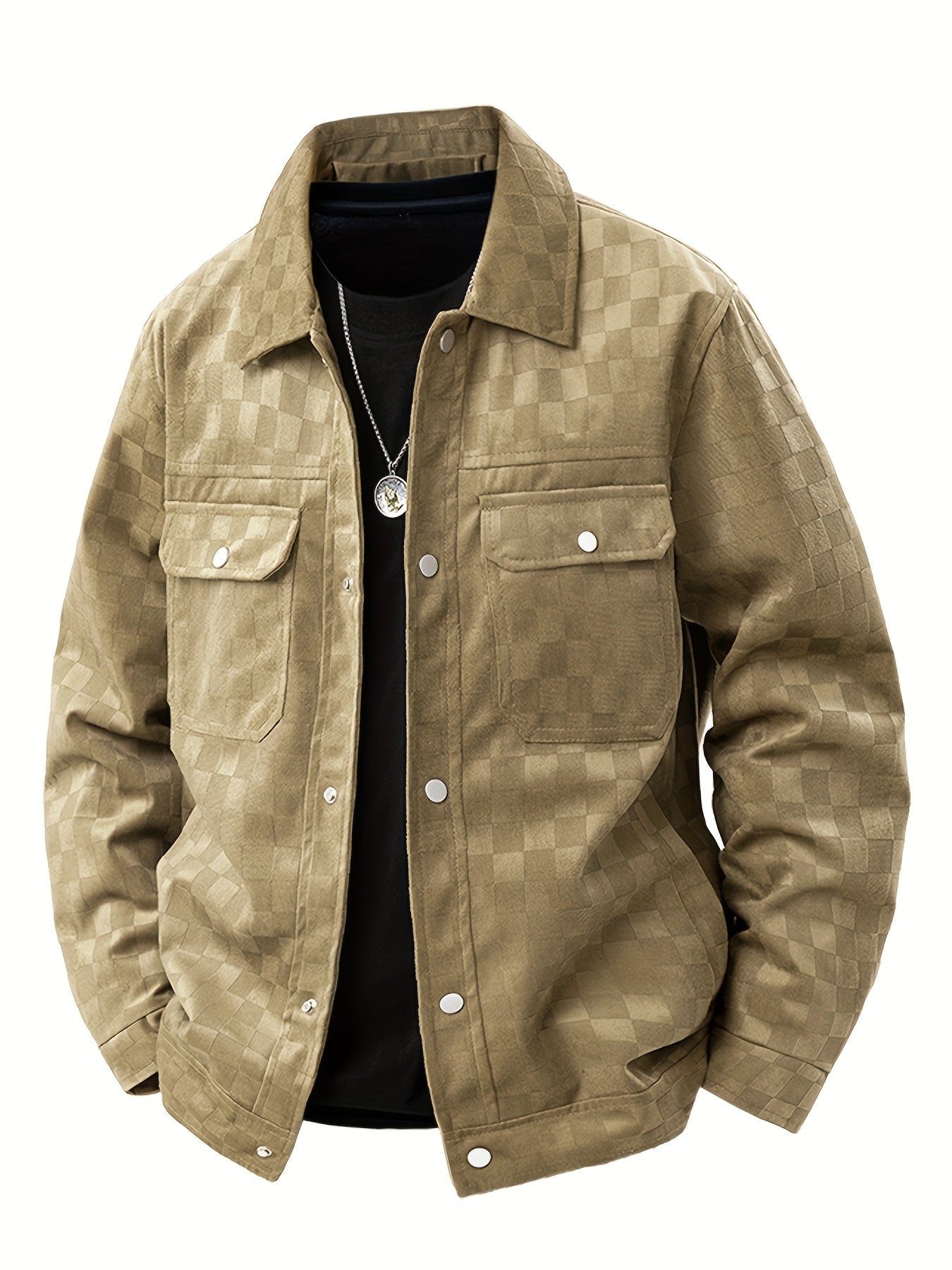 Cairne | Men’s Velour Suede Checkerboard Jacket