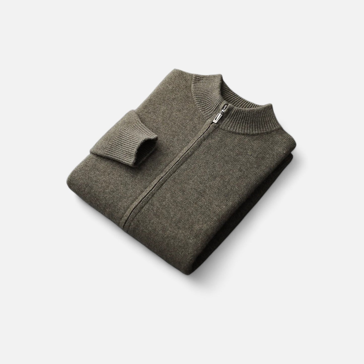 Ravender | Men’s Zipped Merino-Knit Sweater
