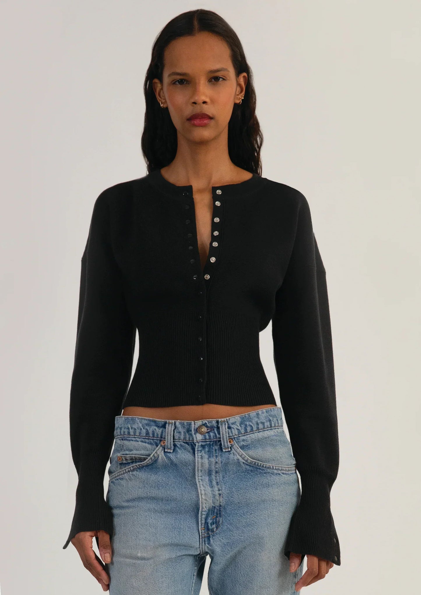 Mara | Women’s Cropped Button-Up Cardigan
