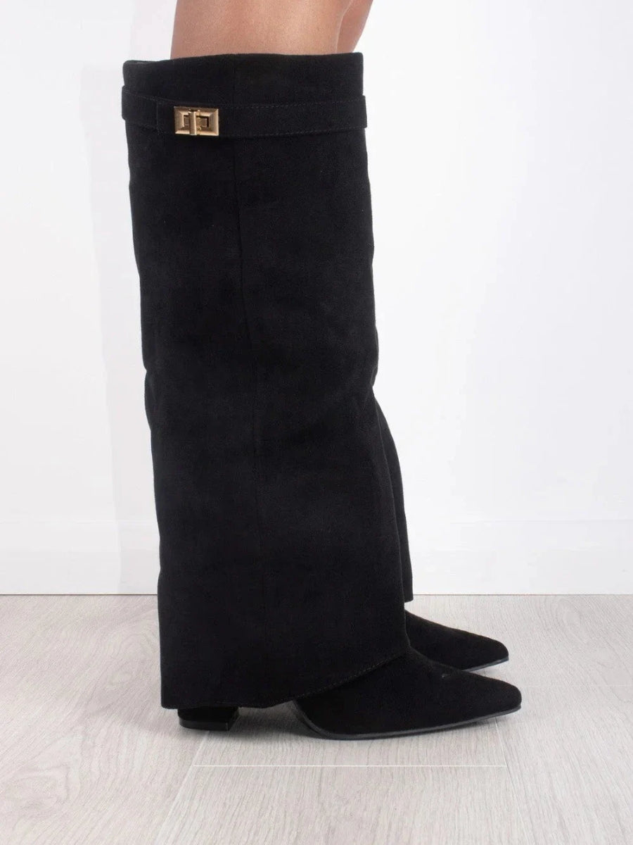 Nyla | Women’s Knee High Flared Boots