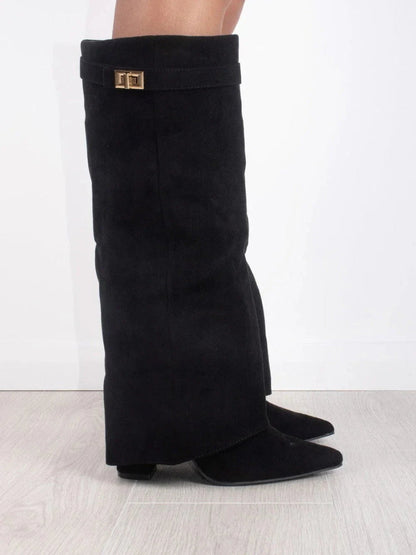 Nyla | Women’s Knee High Flared Boots